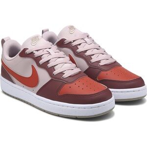 Nike Court Borough Low Recraft GS Particle Rose Dragon Red Youth 7Y Womens 8.5
